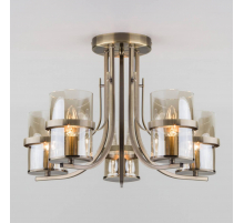 Потолочная люстра Eurosvet 60085/5 античная бронза