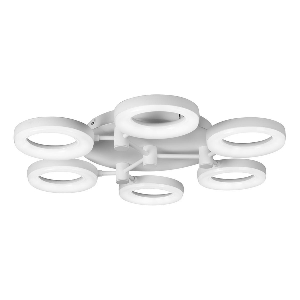 Потолочная светодиодная люстра iLedex Jomo FS-014-X6-(B) 72W WH Потолочная светодиодная люстра iLedex Jomo FS-014-X6-(B) 72W WH