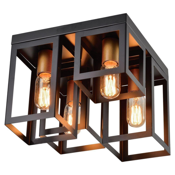 Потолочная люстра Lussole Loft Bullock LSP-8409 Потолочная люстра Lussole Loft Bullock LSP-8409