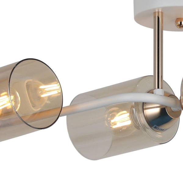 Потолочная люстра Illumico IL8148-6COU-79 WH GD Потолочная люстра Illumico IL8148-6COU-79 WH GD