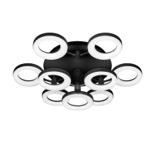 Потолочная светодиодная люстра iLedex Jomo FS-014-X9 108W BK