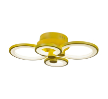 Потолочная светодиодная люстра iLedex Ring A001/4 Yellow