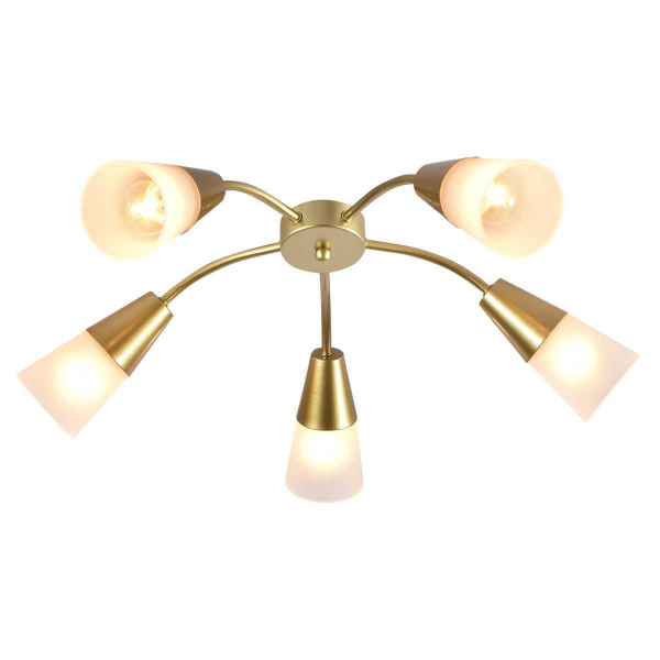 Потолочная люстра Escada Aquilegia 1100/5P Gold Потолочная люстра Escada Aquilegia 1100/5P Gold
