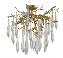 Потолочная люстра Crystal Lux Reina PL5 D600 Gold Pearl