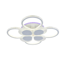 Потолочная светодиодная люстра Profit Light 5891/4+4A WHT