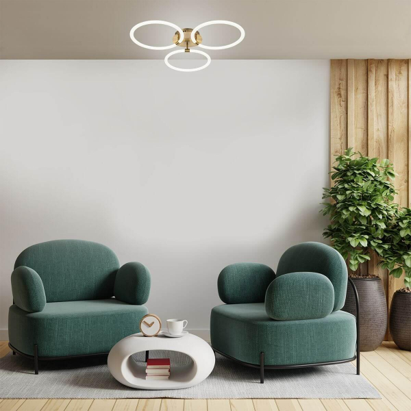 Потолочная светодиодная люстра Escada Tube 10279/3LED Потолочная светодиодная люстра Escada Tube 10279/3LED