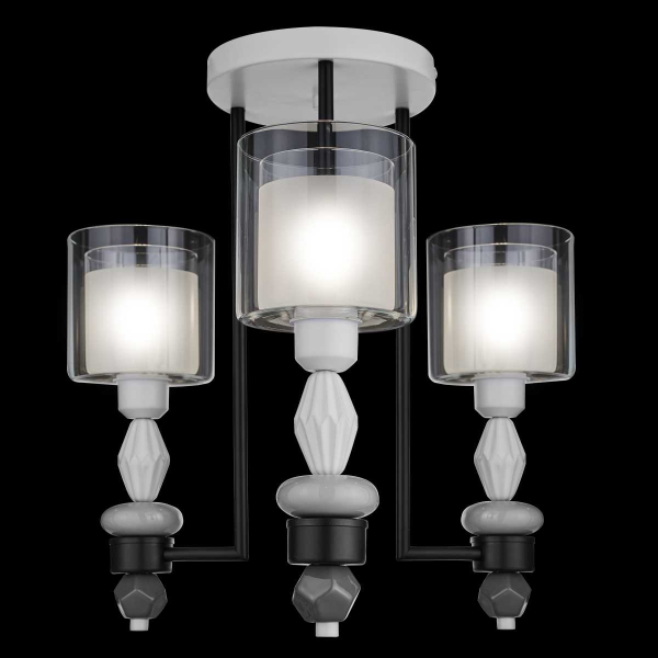 Потолочная люстра 33 ИДЕИ CHN902K.03.WH17.WBL-S25TR