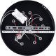 Потолочная светодиодная люстра Natali Kovaltseva High-Tech Led Lamps 82006 Black