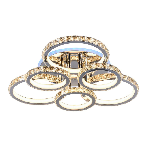Потолочная светодиодная люстра Profit Light 18052/6 CHR A Потолочная светодиодная люстра Profit Light 18052/6 CHR A