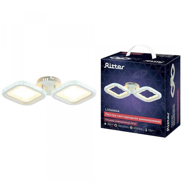 Потолочная люстра Ritter LOSANGA 52930 3 Потолочная люстра Ritter LOSANGA 52930 3