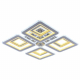 Потолочная светодиодная люстра Profit Light 8009/4+4 CHR D