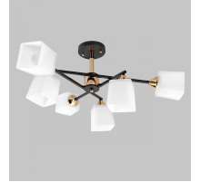 Потолочная люстра IMEX MD.4080-6-S-BK+FGD