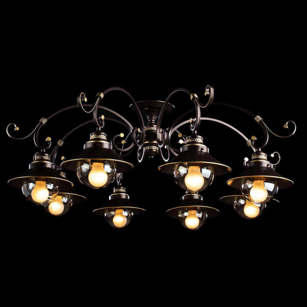 Потолочная люстра Arte Lamp 7 A4577PL-8CK Потолочная люстра Arte Lamp 7 A4577PL-8CK