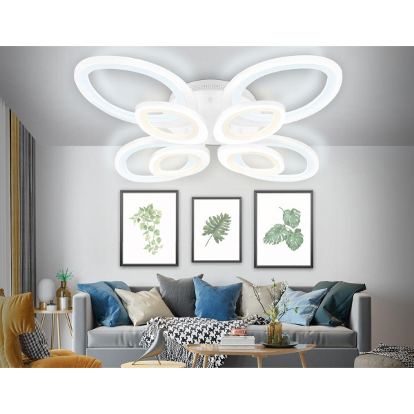 Потолочная светодиодная люстра Ambrella light Acrylica Original FA4493 Потолочная светодиодная люстра Ambrella light Acrylica Original FA4493