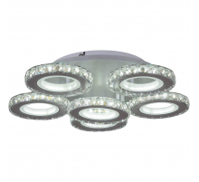 Потолочная светодиодная люстра Reluce 03900-0.3-5+1A WH+CR (RGB)