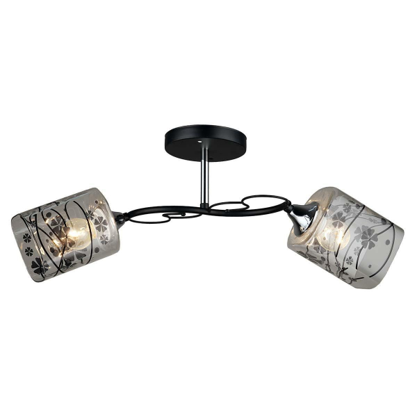 Потолочная люстра IMEX MD.QH-0065-2 BK Потолочная люстра IMEX MD.QH-0065-2 BK