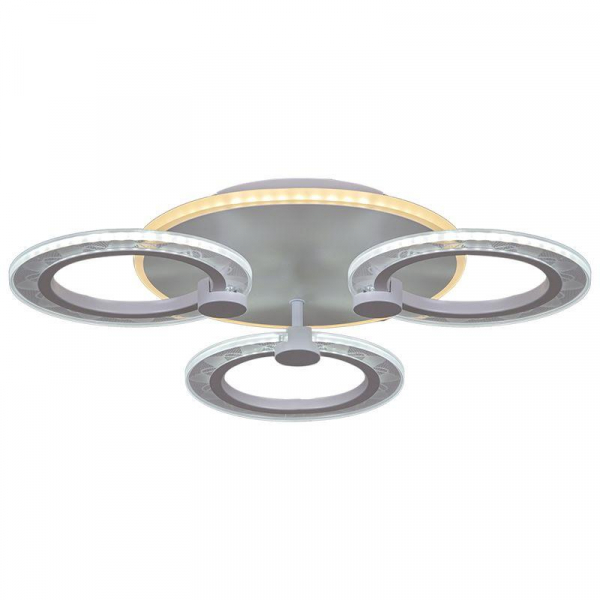 Потолочная светодиодная люстра Reluce 20309-0.3-3+1 WT 57W Потолочная светодиодная люстра Reluce 20309-0.3-3+1 WT 57W