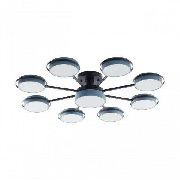 Потолочная светодиодная люстра Arte Milano Ferrara 250406/8+1 Gr Потолочная светодиодная люстра Arte Milano Ferrara 250406/8+1 Gr