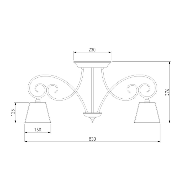 Подвесная люстра Bogates 303/8 Подвесная люстра Bogates 303/8