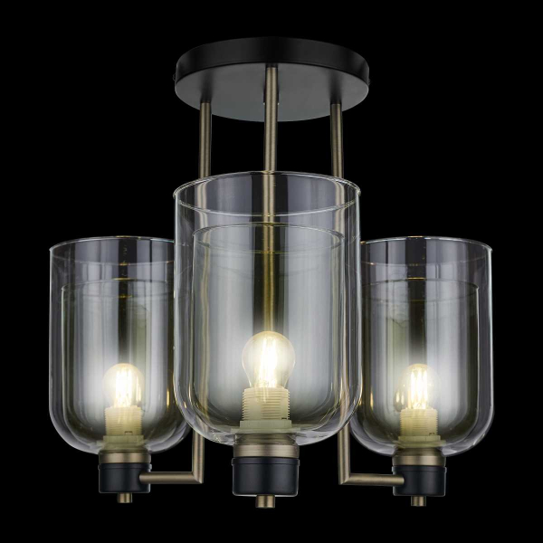 Потолочная люстра 33 ИДЕИ CHN900.03.AMB17.ABL-M05TG