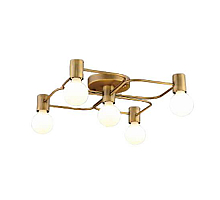 Потолочная люстра Italline Vega PL 6088/5 bronze