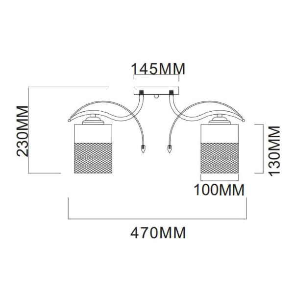 Потолочная люстра Rivoli Hulda 9068-305 Б0047525