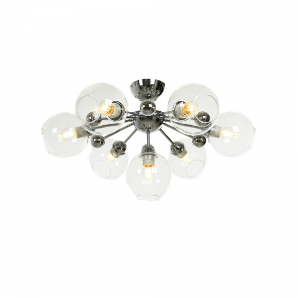 Потолочная люстра Lumina Deco Devoli 8040-7 CHR+PR Потолочная люстра Lumina Deco Devoli 8040-7 CHR+PR