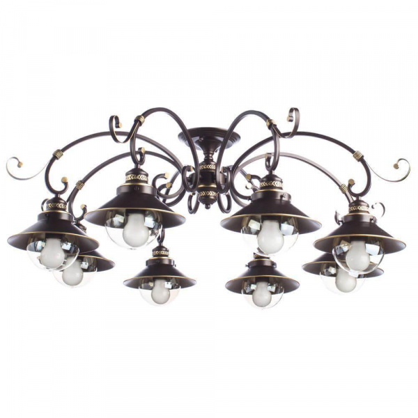 Потолочная люстра Arte Lamp 7 A4577PL-8CK Потолочная люстра Arte Lamp 7 A4577PL-8CK