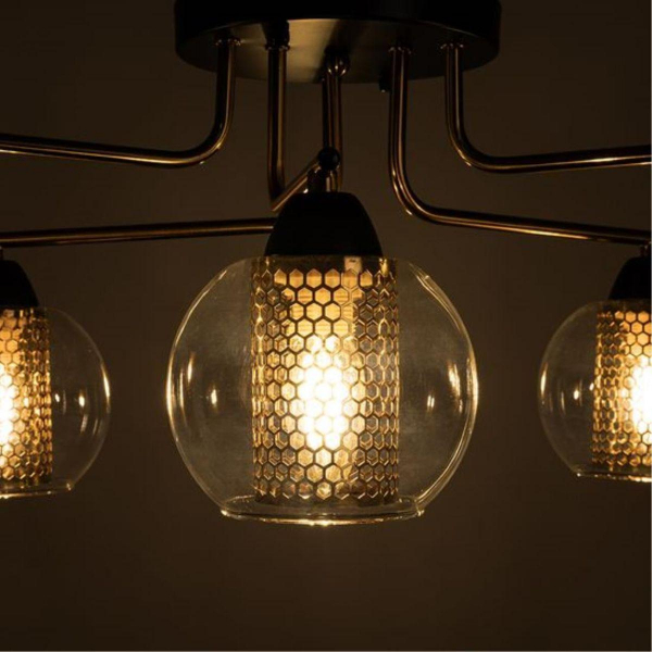 Потолочная люстра Arte Lamp Manchester A7045PL-6BK Потолочная люстра Arte Lamp Manchester A7045PL-6BK