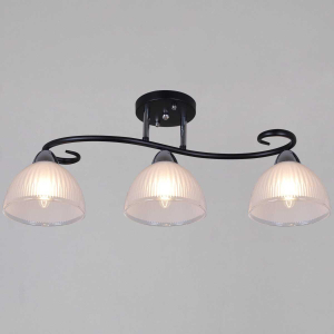 Потолочная люстра Reluce 66360-0.3-03 BK+CR