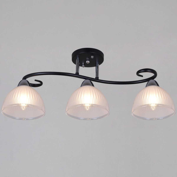 Потолочная люстра Reluce 66360-0.3-03 BK+CR