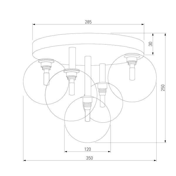 Потолочная люстра TK Lighting 758 Nilos Потолочная люстра TK Lighting 758 Nilos