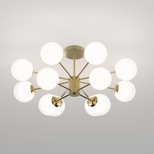 Потолочная люстра Eurosvet Adaline 502002/12 латунь a072105