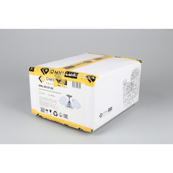 Потолочная люстра Omnilux Leonessa OML-29127-05 Потолочная люстра Omnilux Leonessa OML-29127-05