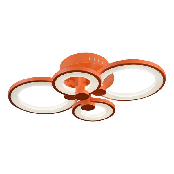 Потолочная светодиодная люстра iLedex Ring A001/4 Orange Потолочная светодиодная люстра iLedex Ring A001/4 Orange