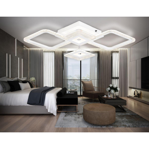Потолочная светодиодная люстра Ambrella light Acrylica Original FA4281 Потолочная светодиодная люстра Ambrella light Acrylica Original FA4281