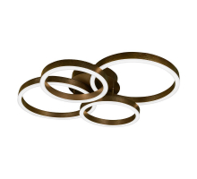 Потолочная светодиодная люстра iLedex Ring-New 6815-300/400-X-T Coffee