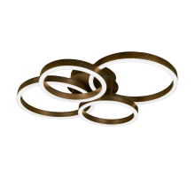 Потолочная светодиодная люстра iLedex Ring-New 6815-300/400-X-T Coffee