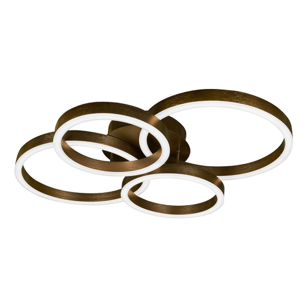 Потолочная светодиодная люстра iLedex Ring-New 6815-300/400-X-T Coffee Потолочная светодиодная люстра iLedex Ring-New 6815-300/400-X-T Coffee