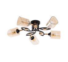 Потолочная люстра Arte Lamp GLAMORE A5076PL-5BK