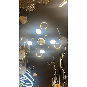 Люстра потолочная Alfa Light F3824-14 GD LED 2 COLOUR