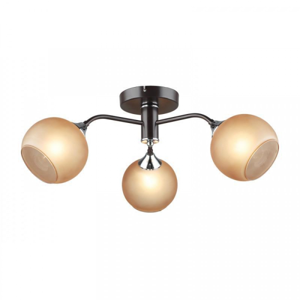 Потолочная люстра IMEX MD.5965-3-S-COFFEE+CR Потолочная люстра IMEX MD.5965-3-S-COFFEE+CR