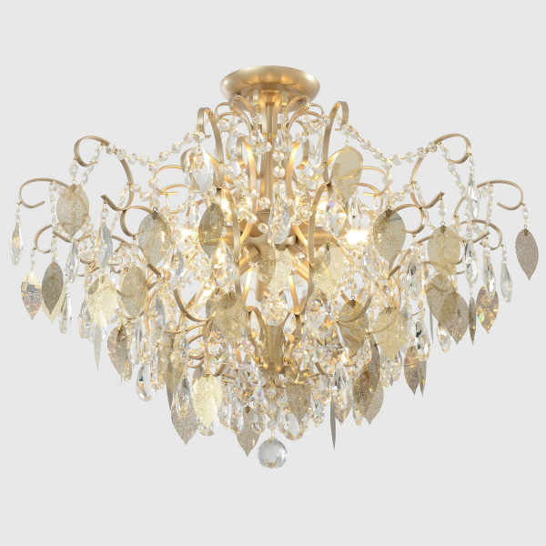 Потолочная люстра Crystal Lux Esmiralda PL9 Gold Потолочная люстра Crystal Lux Esmiralda PL9 Gold