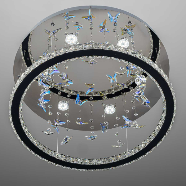 Люстра хрустальная с пультом Citilux ETERA CL322050