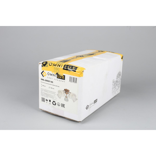 Потолочная люстра Omnilux Caldiero OML-29007-05 Потолочная люстра Omnilux Caldiero OML-29007-05
