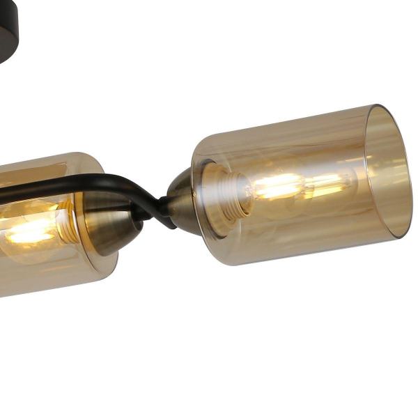Потолочная люстра Illumico IL8148-4COU-79 BK BR Потолочная люстра Illumico IL8148-4COU-79 BK BR