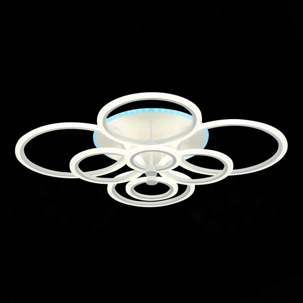 Потолочная светодиодная люстра Evoluce Cerina SLE500552-08RGB Потолочная светодиодная люстра Evoluce Cerina SLE500552-08RGB