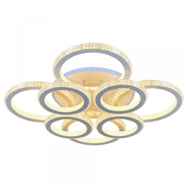 Потолочная светодиодная люстра Profit Light 8017/4+4 WHT Потолочная светодиодная люстра Profit Light 8017/4+4 WHT