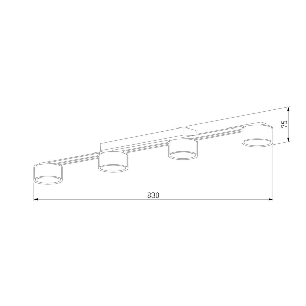 Потолочная люстра TK Lighting 6245 Dallas Black Потолочная люстра TK Lighting 6245 Dallas Black