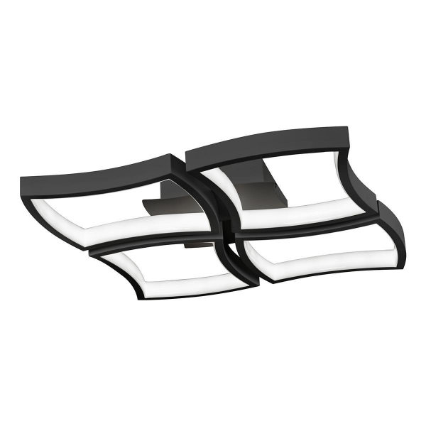 Потолочная светодиодная люстра iLedex Roomy 8196-4-X-T BK Потолочная светодиодная люстра iLedex Roomy 8196-4-X-T BK